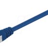 GOOBAY 50157 - Cat.5e F/UTP Patchkabel CCA blau 0