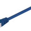GOOBAY 50158 - Cat.5e F/UTP Patchkabel CCA blau 1