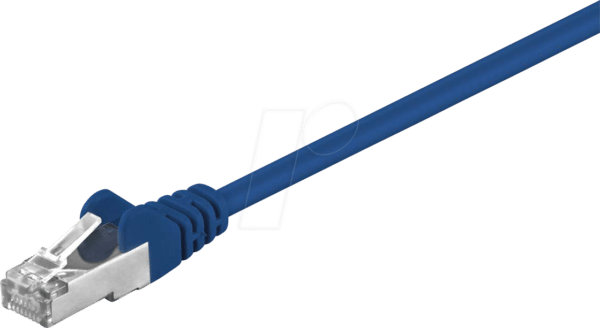 GOOBAY 50158 - Cat.5e F/UTP Patchkabel CCA blau 1