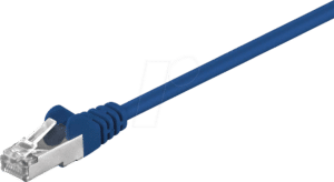 GOOBAY 50161 - Cat.5e F/UTP Patchkabel CCA blau 5