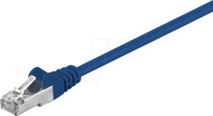 GOOBAY 50163 - Cat.5e F/UTP Patchkabel CCA blau 10