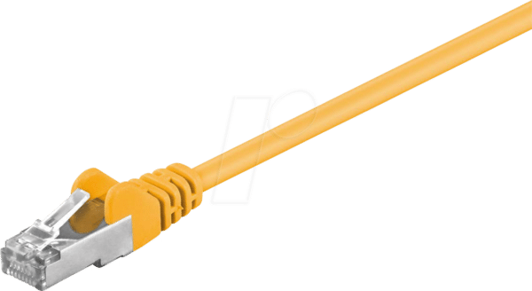 GOOBAY 50178 - Cat.5e F/UTP Patchkabel CCA gelb 10