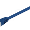 GOOBAY 68615 - Cat.5e F/UTP Patchkabel CCA blau 0