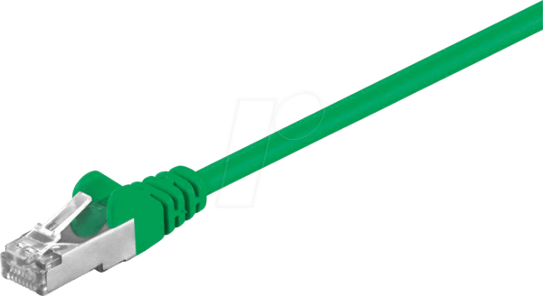 GOOBAY 68619 - Cat.5e F/UTP Patchkabel CCA grün 0