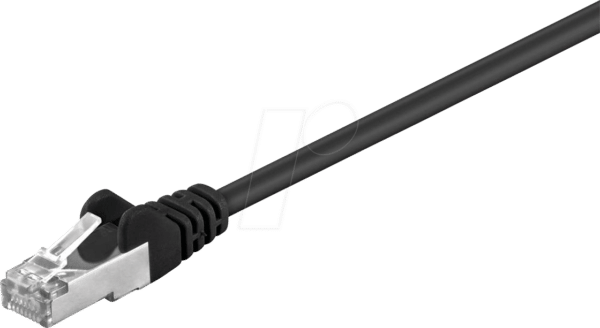 GOOBAY 95618 - Cat.5e F/UTP Patchkabel CCA schwarz 25