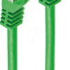 SHVP 75513-G - 3m Patchkabel - Cat.7-Rohkabel grün