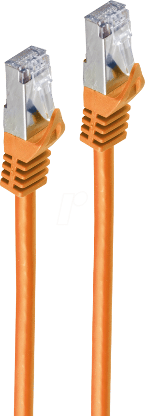 SHVP 75512-O - 2m Patchkabel - Cat.7-Rohkabel orange