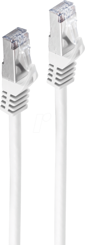 SHVP 75511-W - 1m Patchkabel - Cat.7-Rohkabel weiß