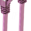 SHVP 75513-SLV - 3m Patchk.-Flach U/FTP Cat.7-Rohkabel violett
