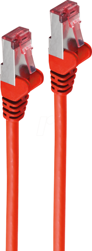 SHVP 75711A0.5R - Patchkabel Cat.6A rot 0