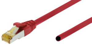 UF CAT6A RT 100 - Cat.6a Ultra Flex -Patchkabel - 100 m - rot