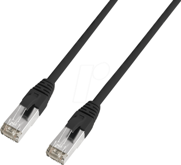 UF ICAT6A 1 SW - Cat.6a Ultra Flex Industrie-Patchkabel - 1 m - schwarzgrau