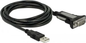 DeLOCK Adapter USB Type-A to 1 x serial RS-232 DB9 - Kabel USB / seriell - USB (M) bis DB-9 (M) - 3