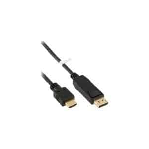 InLine - Video- / Audiokabel - DisplayPort / HDMI - DisplayPort (M) - bis - HDMI