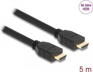 Delock - Highspeed - HDMI-Kabel mit Ethernet - HDMI männlich zu HDMI männlich - 5