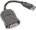 Lenovo - DVI-Adapter - Single Link - DisplayPort (M) zu DVI-D (W) - 20 cm - für ThinkCentre M70