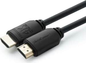 MicroConnect - Highspeed - HDMI-Kabel mit Ethernet - HDMI männlich zu HDMI männlich - 10 m - Dreifachisolierung - Schwarz - Innen