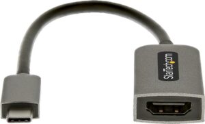 StarTech.com USB-C auf HDMI Adapter - 4K 60Hz Video - HDR10 - USB-C auf HDMI 2.0b Adapter Dongle - USB Typ-C DP Alt Mode auf HDMI Monitor/Display/TV - USB C auf HDMI Konverter (USBC-HDMI-CDP2HD4K60)