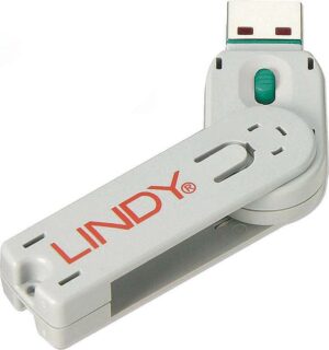 Lindy USB Type A Port Blocker Key - USB-Portblocker - grün