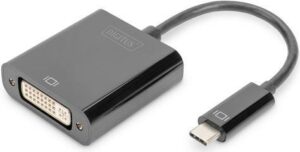DIGITUS - Videoadapter - USB-C (M) zu DVI-I (W) - 10 cm - USB-Strom