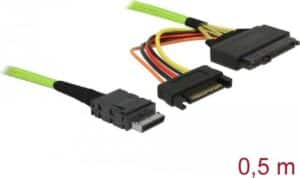 DeLOCK OCuLink - Internes SAS-Kabel - OCuLink (SFF-8611) bis SATA Leistung