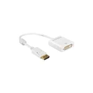 DeLOCK Displayport to DVI Adapter - Videokonverter - DisplayPort - weiß (62600)