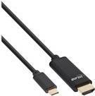 InLine - Video- / Audiokabel - HDMI / USB - USB-C (M) bis HDMI (M) - 3