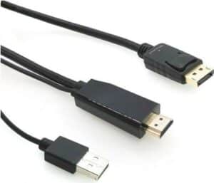 Microconnect HDMI-DP-CON1 Videokabel-Adapter 1 m HDMI Typ A (Standard) DisplayPort Schwarz (HDMI-DP-CON1)