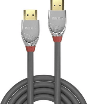 Lindy CROMO - HDMI-Kabel mit Ethernet - HDMI männlich zu HDMI männlich - 30 cm - abgeschirmt