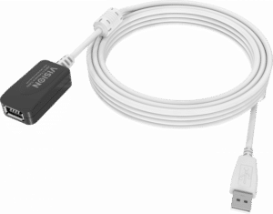 Vision Techconnect - USB-Verlängerungskabel - USB (W) bis USB (M) - USB 2.0 - 5 m - aktiv - weiß