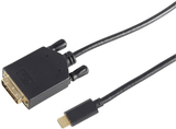 S-Conn 10-58185 1.8m DVI-D USB C Schwarz Videokabel-Adapter (10-58185)