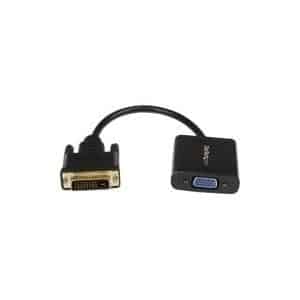 StarTech.com DVI-D auf VGA Aktiver Video Adapter/Konverter Kabel - 1920x1200 - Videokonverter - Schwarz (DVI2VGAE)
