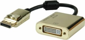 ROLINE 12.88.3175 DisplayPort DVI-D 24 + 1 Schwarz Kabelschnittstellen-/adapter (12.88.3175)