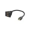 MicroConnect - HDMI Splitter - HDMI männlich zu HDMI weiblich - 20 cm