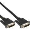 INLINE - DVI-Kabel - Dual Link - DVI-I (M) zu DVI-I (M) - 30 cm - geformt