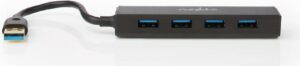 Nedis UHUBU3410BK. Hostschnittstelle: USB 3.2 Gen 1 (3.1 Gen 1) Type-A