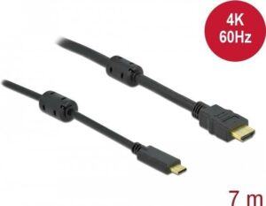DeLOCK - Video- / Audiokabel - HDMI / USB - USB-C (M) bis HDMI (M) - 7