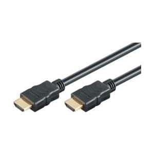M-CAB - HDMI-Kabel mit Ethernet - HDMI männlich zu HDMI männlich - 15 m - Schwarz - 4K Unterstützung