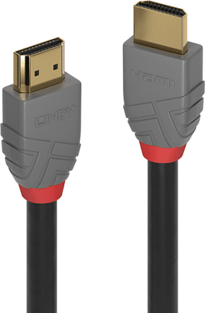 Lindy Anthra Line - HDMI mit Ethernetkabel - HDMI (M) bis HDMI (M) - 5
