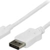 StarTech.com 1 m (3 ft.) USB C to DisplayPort Cable - 4K 60Hz - White - Externer Videoadapter - STM32F072CBU6 - USB-C - DisplayPort - weiß