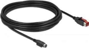 DeLOCK - Powered USB-Kabel - USB PlusPower (24 V) (M) bis Strom mini-DIN (M) 5