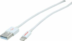 ROLINE - Lightning-Kabel - Lightning (M) bis USB (M) - 15 cm - abgeschirmt - weiß - geformt - für Apple iPad/iPhone/iPod (Lightning) (11.02.8326)