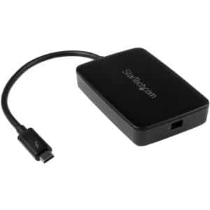 StarTech .com Thunderbolt 3 auf Thunderbolt Adapter - Thunderbolt-Adapter - Mini DisplayPort bis USB-C - 28 cm Mit diesem Adapter sind Sie in der Lage