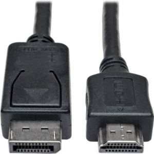 Tripp Lite 6ft DisplayPort to HDMI Adapter Cable Video / Audio Cable DP M/M 6' - Adapterkabel - DisplayPort männlich zu HDMI männlich - 1.8 m - Schwarz