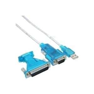 InLine Adapterkabel USB - USB-A (M) - DB-9 (M) - 1