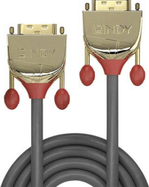 Lindy Gold - DVI-Kabel - Dual Link - DVI-D (M) bis DVI-D (M) - 3
