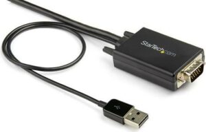 StarTech.com 3 m (9.8 ft) VGA to HDMI Adapter Cable with USB Audio - Videoschnittstellen-Converter - HDMI / VGA / USB - USB