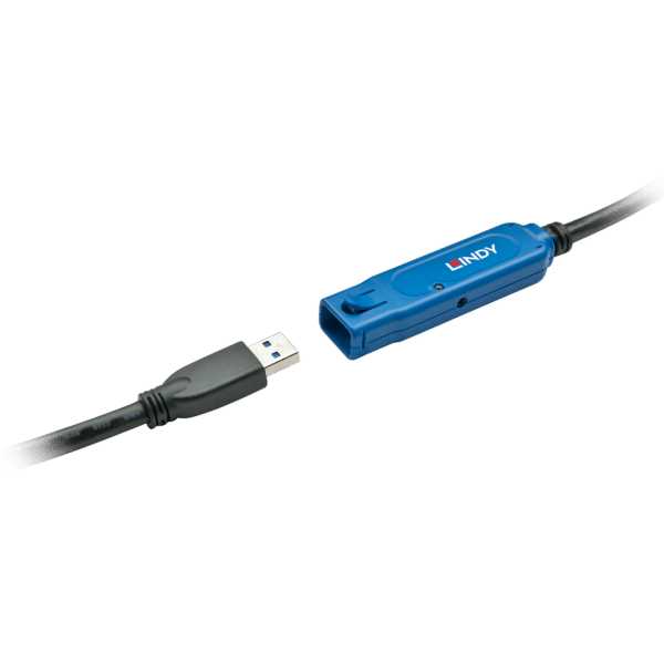 Lindy Pro - USB-Verlängerungskabel - USB Type A (M) bis USB Type A (W) eingerastet - USB 3.1 Gen1 - 15 m - aktiv