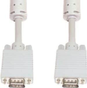 e+p HD15/HD15 - 10m 10m VGA (D-Sub) VGA (D-Sub) Weiß VGA-Kabel (CC 256/10)