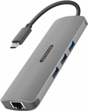 Sitecom CN 382 Multi Adapter - Dockingstation - USB-C 3.1 - HDMI - GigE